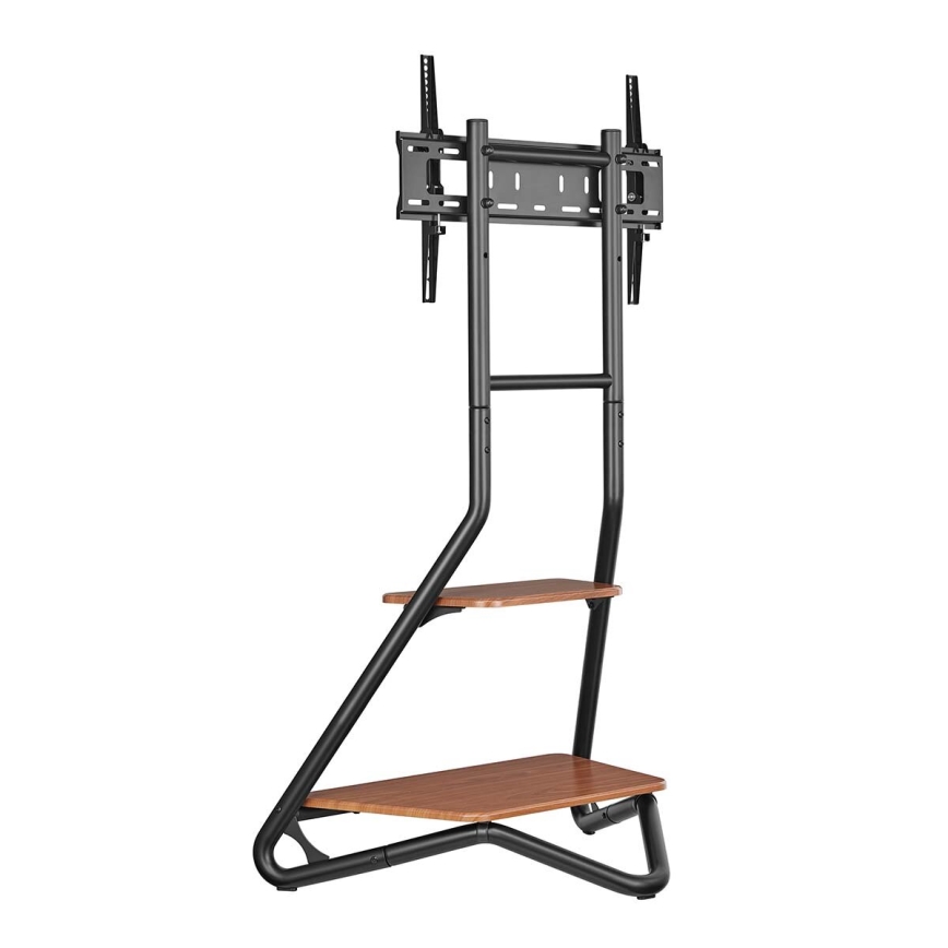 Grindinis stovas televizoriui 37-75" juoda/ruda