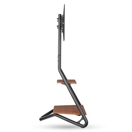 Grindinis stovas televizoriui 37-75" juoda/ruda