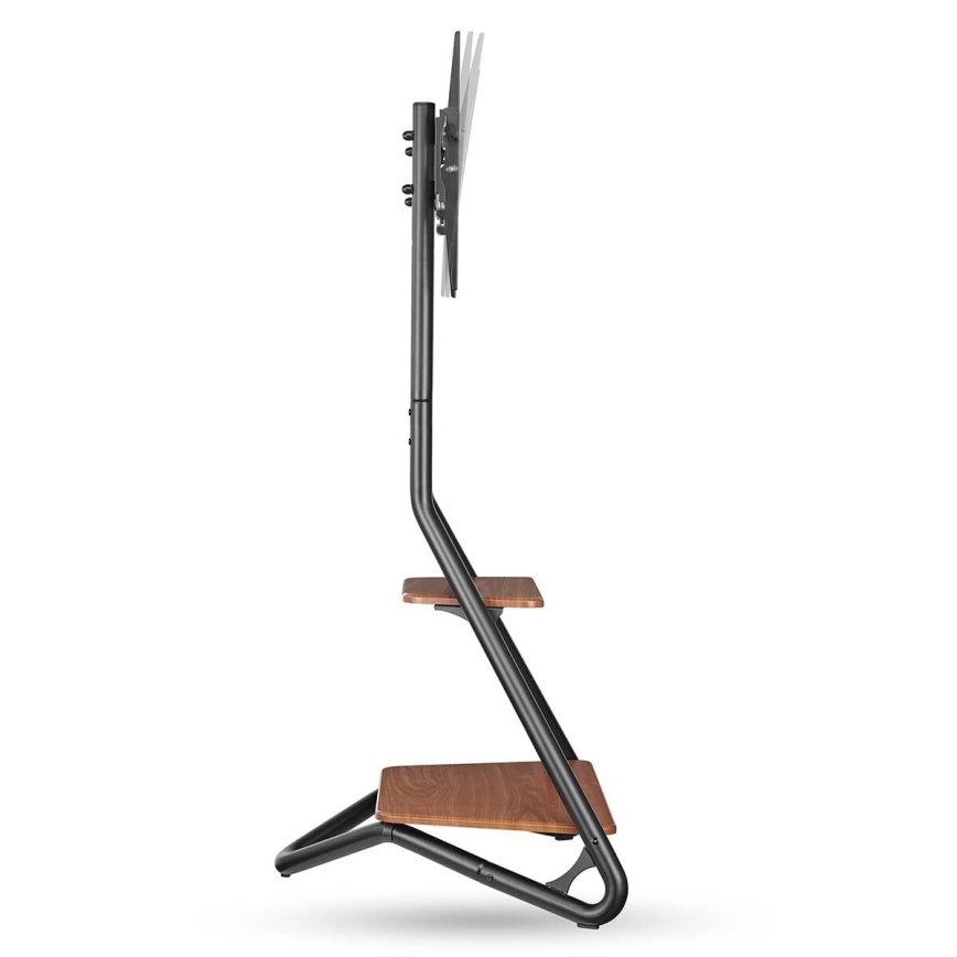 Grindinis stovas televizoriui 37-75" juoda/ruda
