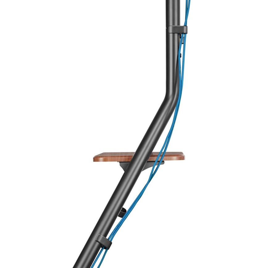Grindinis stovas televizoriui 37-75" juoda/ruda