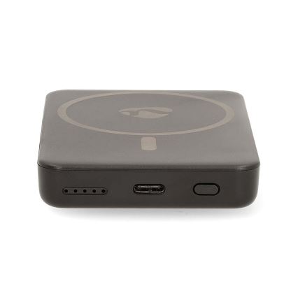 Išorinė baterija 2in1 MagSafe 5000 mAh juoda