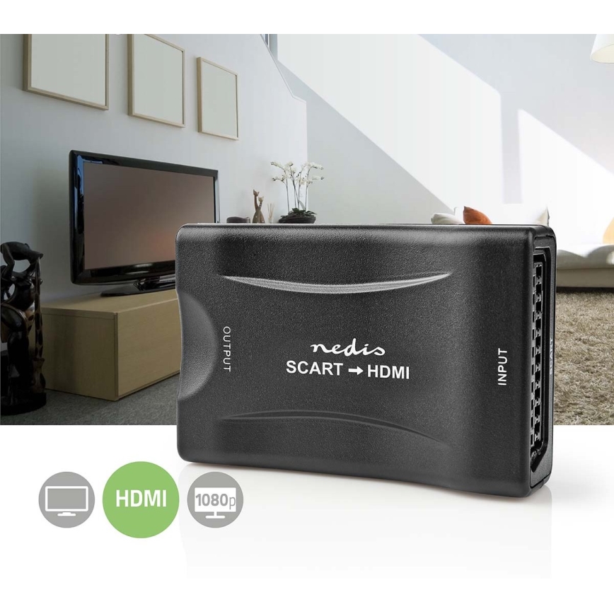 HDMI keitiklis SCART-HDMI