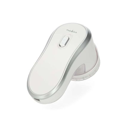 Įkraunamas pūkelių pašalintuvas 500 mAh, baltas