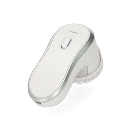 Audinių pūkelių šalintuvas, 500 mAh, baltas