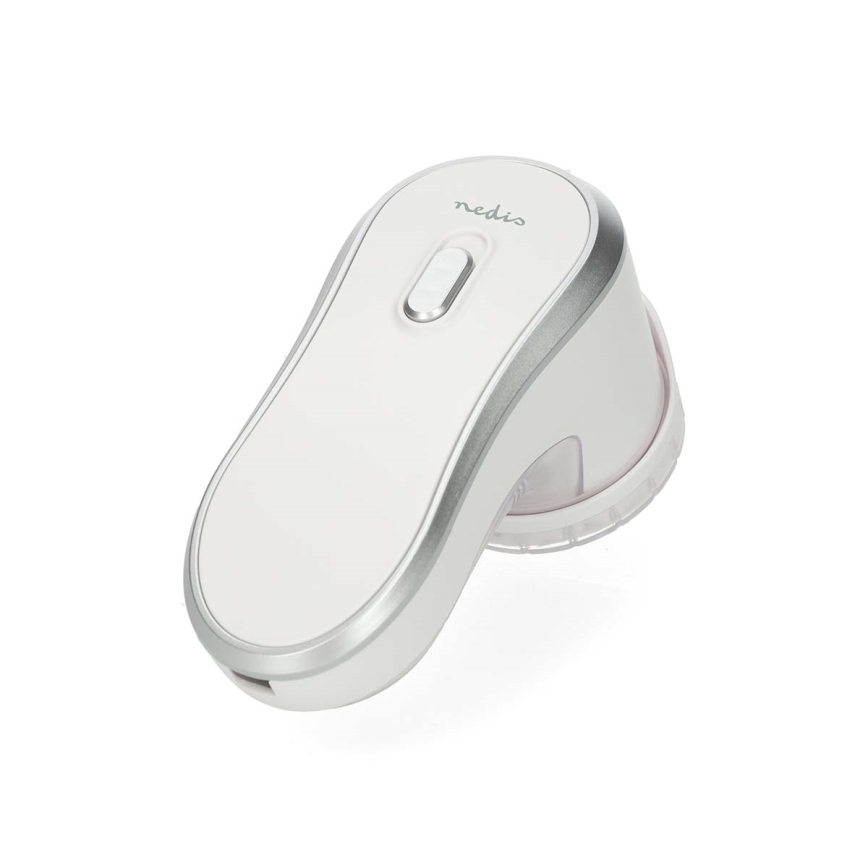 Audinių pūkelių šalintuvas, 500 mAh, baltas