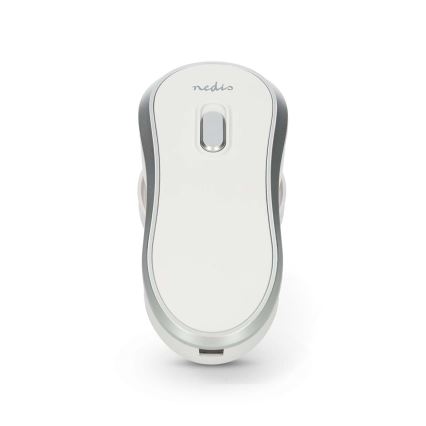 Audinių pūkelių šalintuvas, 500 mAh, baltas