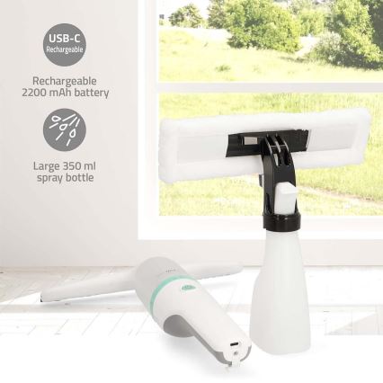 Įkraunamas langų dulkių siurblys 12W/2200 mAh
