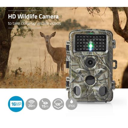 Kameros gaudyklė su jutikliu 24MP Full HD 8xAA IP66