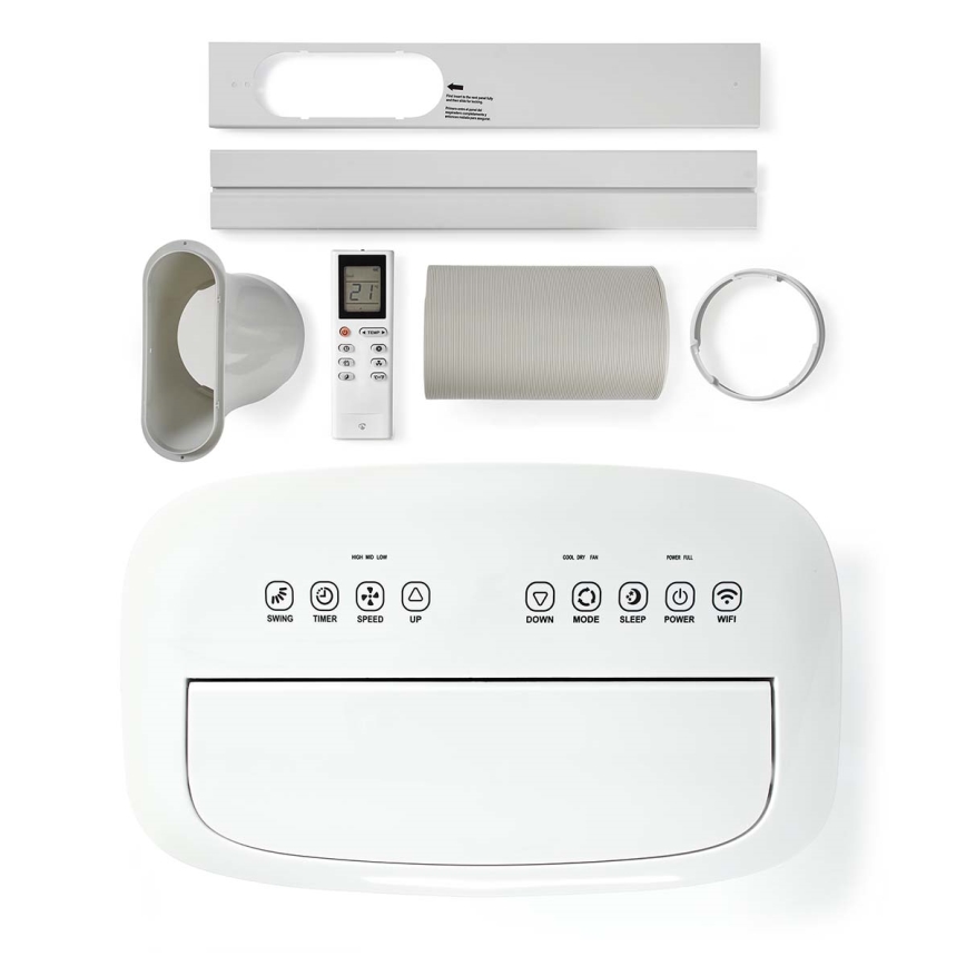 Išmanusis mobilus oro kondicionierius 3in1 su visais priedais 1800W/230V 16000 BTU Wi-Fi + nuotolinio valdymo pultas
