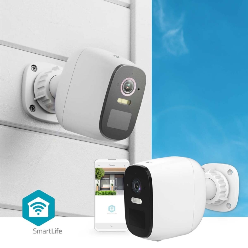 Išmani lauko įkraunama kamera su jutikliu SmartLife 4MP Quad HD 1440p 5V/5200mAh Wi-Fi Tuya IP66