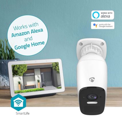 Išmani lauko įkraunama kamera su jutikliu SmartLife 4MP Quad HD 1440p 5V/5200mAh Wi-Fi Tuya IP66