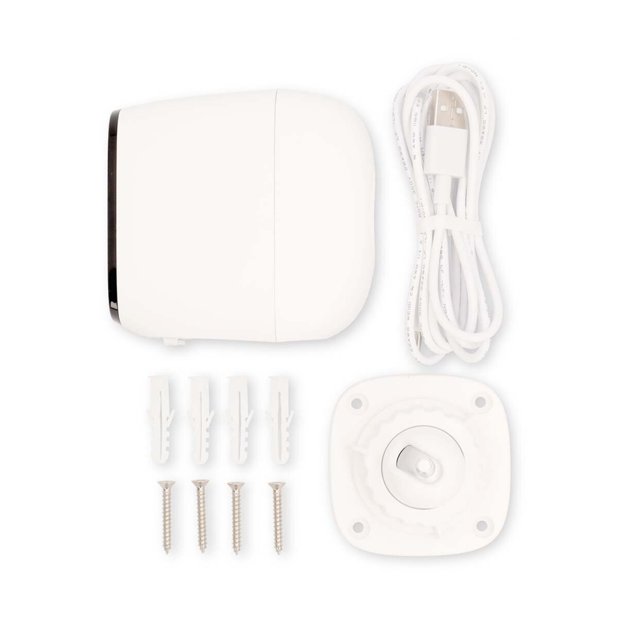 Išmani lauko įkraunama kamera su jutikliu SmartLife 4MP Quad HD 1440p 5V/5200mAh Wi-Fi Tuya IP66