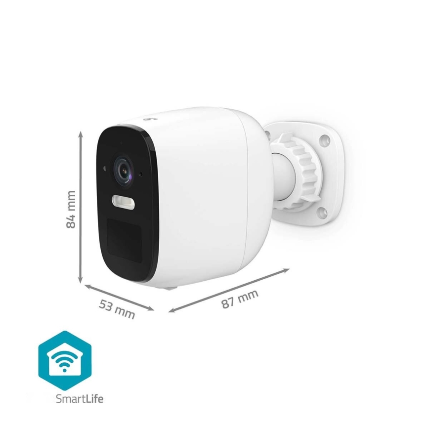 Išmani lauko įkraunama kamera su jutikliu SmartLife 4MP Quad HD 1440p 5V/5200mAh Wi-Fi Tuya IP66