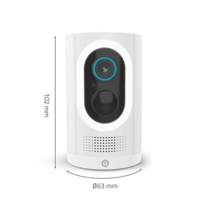 Išmanioji 3 MP kamera Full HD (1296p), 6700 mAh baterija, Wi-Fi, Tuya, IP65