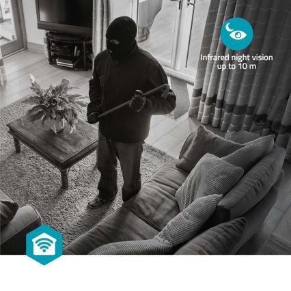 Išmanioji kamera Smartlife 5V 3MP Full HD 1296p Wi-Fi Tuya