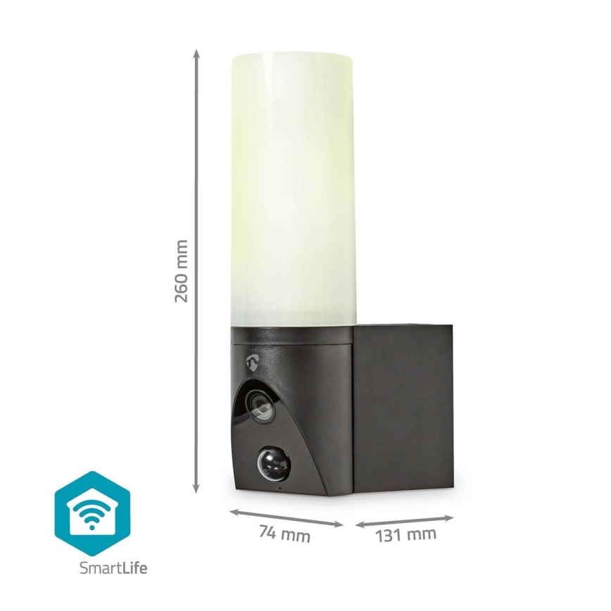 Išmani lauko kamera SmartLife Full HD 1080p su LED apšvietimu Wi-Fi Tuya IP65