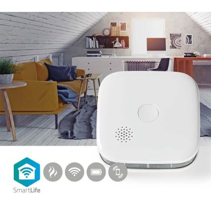 Dūmų detektorius 3V/1xCR123A Wi-Fi