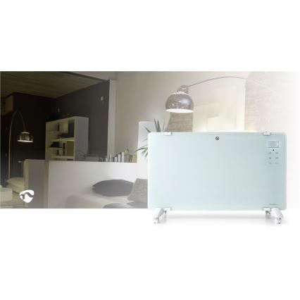 Elektrinis šildytuvas/konvektorius 2000 W/230 V, Wi‑Fi, IP24, su termostatu