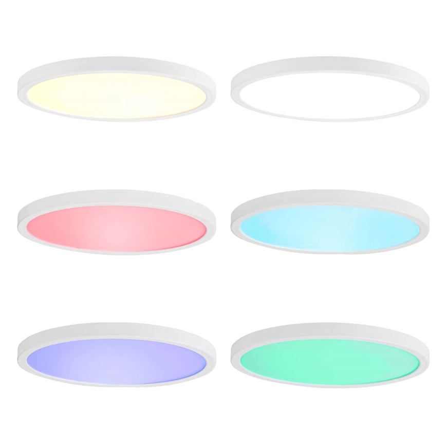 RGBW Reguliuojamas lubinis šviestuvas SmartLife LED/18W/230V 2700-6500K Wi-Fi Tuya