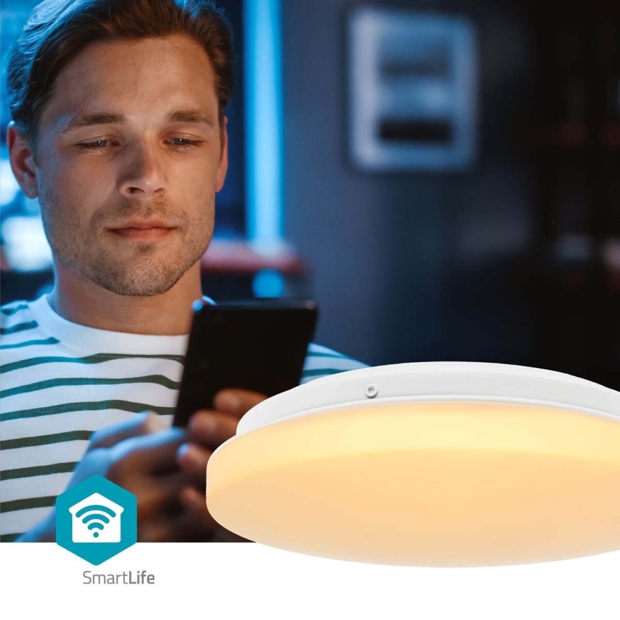 LED RGBW Pritemdomas sieninis vonios šviestuvas SmartLife LED/18W/230V 2700-6500K IP44 Wi-Fi Tuya