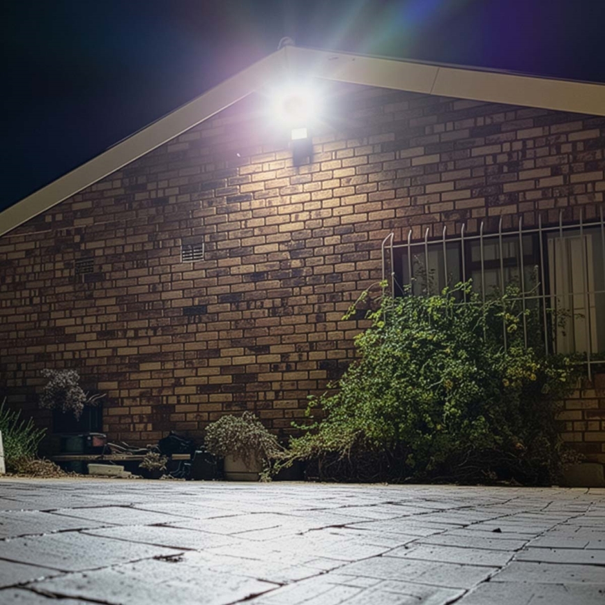 Reguliuojamas LED prožektorius SmartLife, kištukinis, su judesio jutikliu, 20W/230V, 3000-6500K, IP44, Wi‑Fi