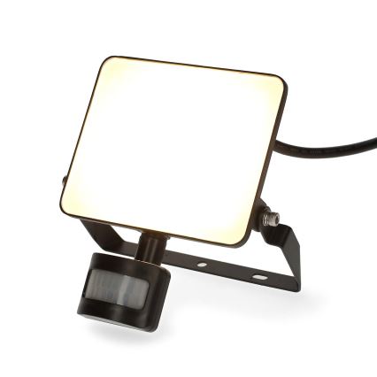 Reguliuojamas LED prožektorius SmartLife, kištukinis, su judesio jutikliu, 20W/230V, 3000-6500K, IP44, Wi‑Fi