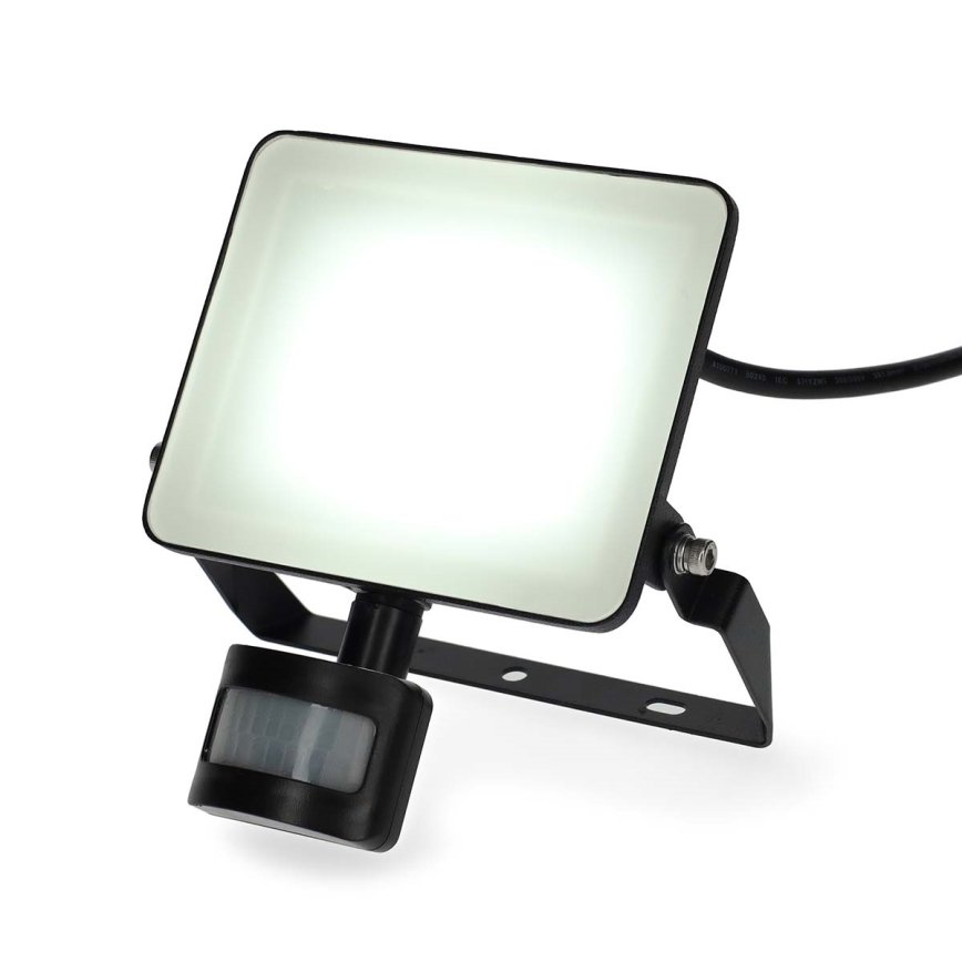 Reguliuojamas LED prožektorius SmartLife, kištukinis, su judesio jutikliu, 20W/230V, 3000-6500K, IP44, Wi‑Fi