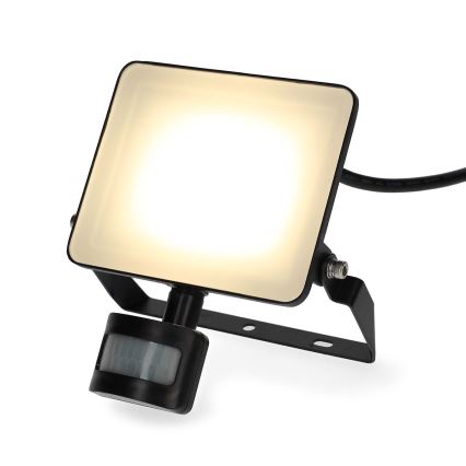 Reguliuojamas LED prožektorius SmartLife, kištukinis, su judesio jutikliu, 20W/230V, 3000-6500K, IP44, Wi‑Fi