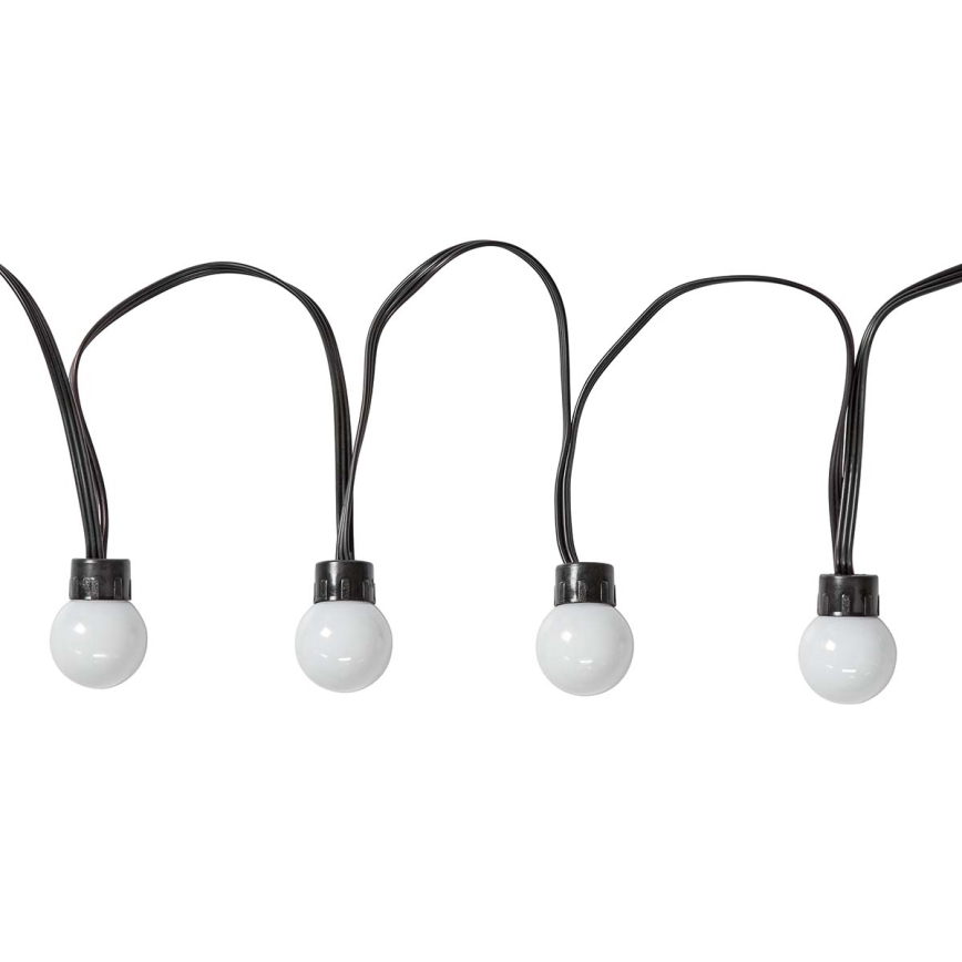 LED RGB Dekoratyvinė grandinė 48xLED 13,8m IP65 Wi-Fi Tuya