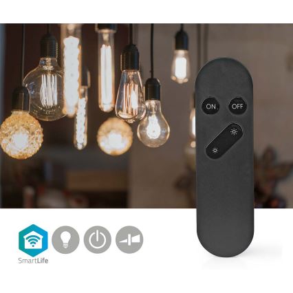 Nuotolinio valdymo pultas SmartLife 2xAAA Wi-Fi juodas