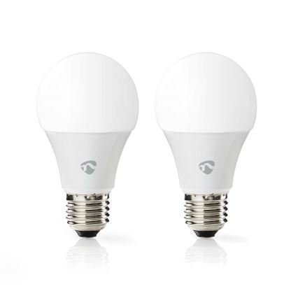 Rinkinys 2x LED RGBW dimeriuojamos lemputės SmartLife E27/9W/230V Wi-Fi 2700-6500K