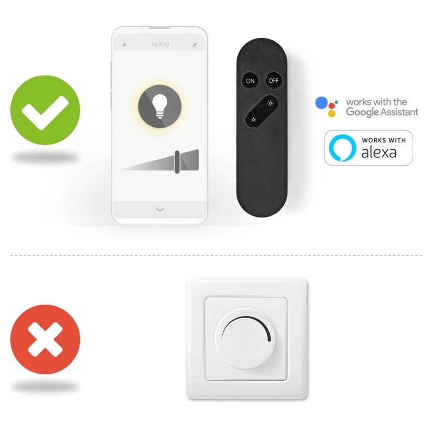 Dimeriuojama LED lemputė ST64 E27/4,9W/230V Wi-Fi 1800-6500K