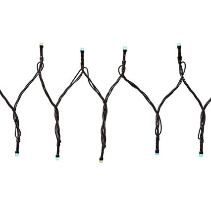 LED RGB Lauko girlianda 84xLED/8 funkcijų 13m IP65 Wi-Fi Tuya