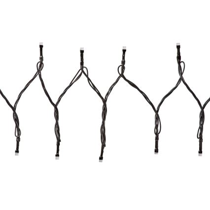 LED RGB Lauko girlianda 84xLED/8 funkcijų 13m IP65 Wi-Fi Tuya