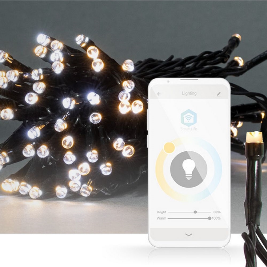 LED Kalėdinė girlianda 50xLED/8 funkcijų 5m IP65 Wi-Fi Tuya