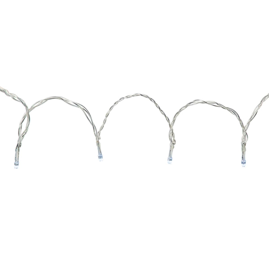 LED Kalėdinė užuolaida 200xLED/11 funkcijų 6m IP65 Wi-Fi Tuya šaltai balta