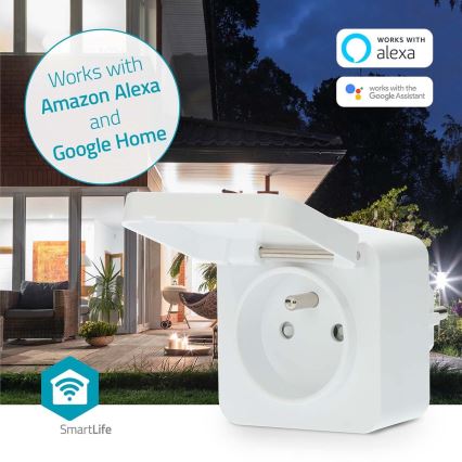Išmanus kištukas 3680W/230V/ Type E/16A Wi-Fi Tuya IP44