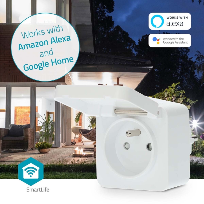 Išmanus kištukas 3680W/230V/ Type E/16A Wi-Fi Tuya IP44