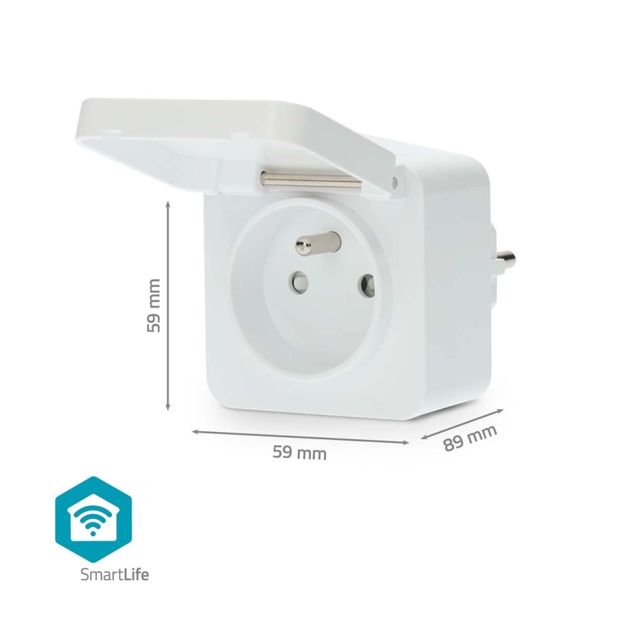 Išmanus kištukas 3680W/230V/ Type E/16A Wi-Fi Tuya IP44