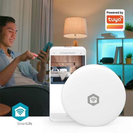 Išmanusis oro kokybės monitorius SmartLife Wi-Fi Tuya
