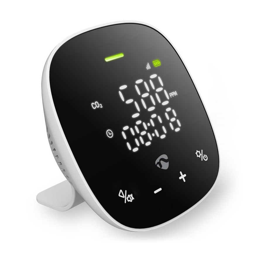 Išmanusis oro kokybės monitorius su LED ekranas SmartLife Wi-Fi