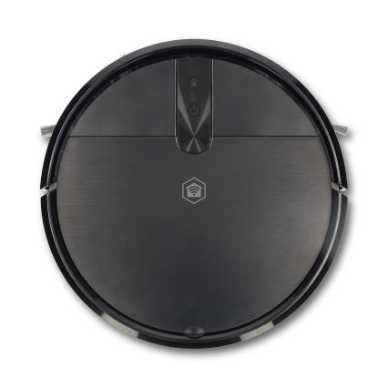 Išmanusis robotinis siurblys su mopu SmartLife 2600 mAh Wi‑Fi Tuya juodas + nuotolinis valdymas