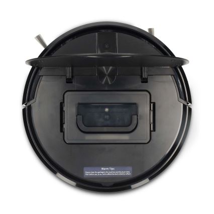 Išmanusis robotinis siurblys su mopu SmartLife 2600 mAh Wi‑Fi Tuya juodas + nuotolinis valdymas