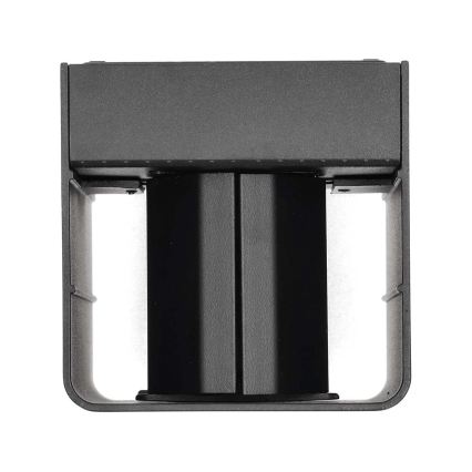 LED RGBW su reguliuojamu ryškumu lauko sieninis šviestuvas SmartLife LED/12W/230V IP65 Wi-Fi Tuya juodas