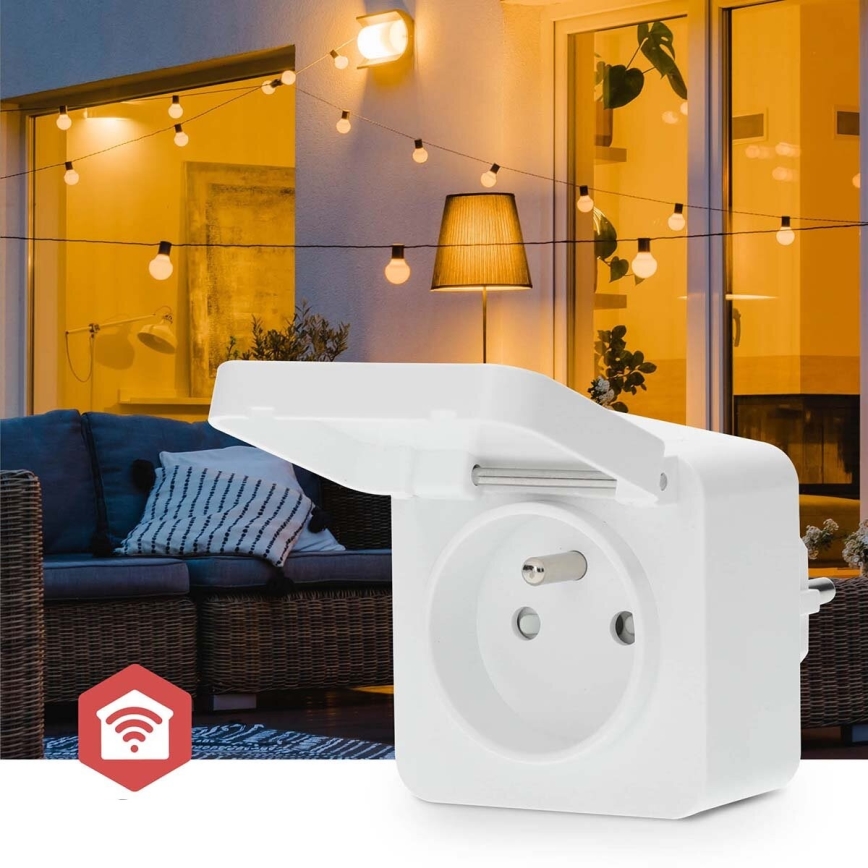 Išmanus kištukas Smartlife 3680W/230V/ Type E/16A Wi-Fi Tuya IP44
