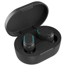 Neperšlampamos belaidės ausinės TWS Bluetooth juodos