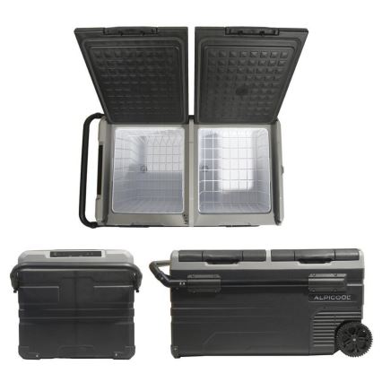 Nešiojama kompresorinė automobilinė šaldymo dėžė 230/24/12V