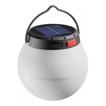 Nešiojama reguliuojamo ryškumo LED saulės įkraunama lempa LUMINA ORB LED/5V 800 mAh