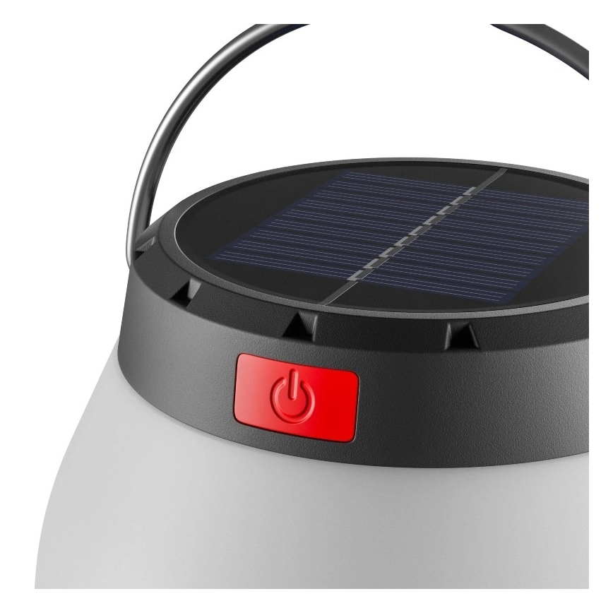 Nešiojama reguliuojamo ryškumo LED saulės įkraunama lempa LUMINA ORB LED/5V 800 mAh