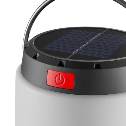 Nešiojama, reguliuojamo ryškumo saulės įkraunama LED lempa LUMINA TUBO LED/5V 800 mAh